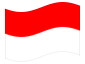 Bandiera animata Indonesia