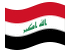 Iraq-Bandiera sventolante
