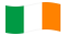 Irlanda-Bandiera sventolante
