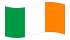 Irlanda-Bandiera sventolante