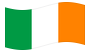 Irlanda-Bandiera sventolante