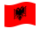 Albania-Bandiera sventolante