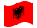 Albania-Bandiera sventolante