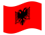 Albania-Bandiera sventolante