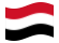 Yemen-Bandiera sventolante