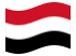 Yemen-Bandiera sventolante