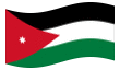 Bandiera animata Giordania