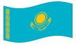 Bandiera animata Kazakistan