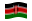 Kenya-Bandiera sventolante