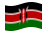 Kenya-Bandiera sventolante