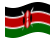Kenya-Bandiera sventolante