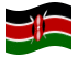 Kenya-Bandiera sventolante
