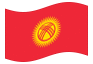 Bandiera animata Kirghizistan