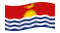 Kiribati-Bandiera sventolante