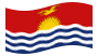 Kiribati-Bandiera sventolante