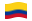 Colombia-Bandiera sventolante
