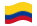Colombia-Bandiera sventolante