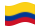 Colombia-Bandiera sventolante
