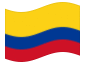 Bandiera animata Colombia