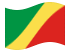 Congo (Repubblica)-Bandiera sventolante