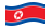 Corea del Nord-Bandiera sventolante