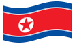 Bandiera animata Corea del Nord
