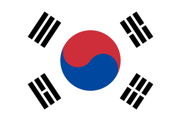 Bandiera Corea del Sud