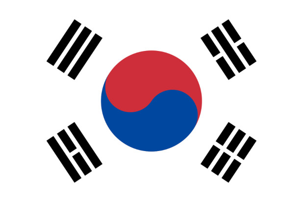 Bandiera Corea del Sud