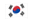 Corea del Sud-Bandiera sventolante
