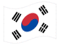 Bandiera animata Corea del Sud