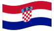 Bandiera animata Croazia
