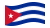 Cuba-Bandiera sventolante