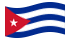 Cuba-Bandiera sventolante