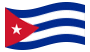 Cuba-Bandiera sventolante