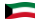 Kuwait-Bandiera sventolante