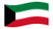 Kuwait-Bandiera sventolante