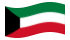 Kuwait-Bandiera sventolante