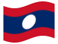 Bandiera animata Laos
