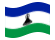 Lesotho-Bandiera sventolante