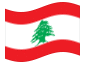 Bandiera animata Libano