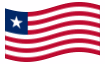 Bandiera animata Liberia