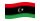Libia-Bandiera sventolante