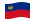 Liechtenstein-Bandiera sventolante