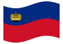 Bandiera animata Liechtenstein