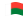Madagascar-Bandiera sventolante