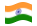 India-Bandiera sventolante