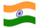 India-Bandiera sventolante