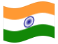 Bandiera animata India