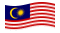 Malesia-Bandiera sventolante