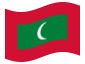 Bandiera animata Maldive